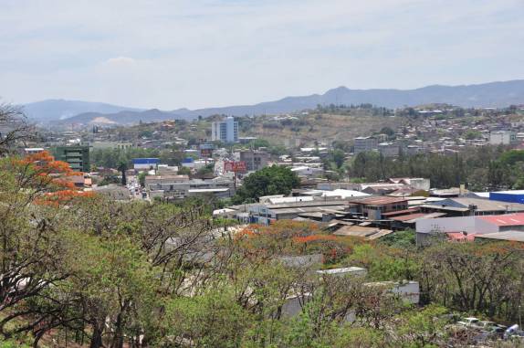 Visão de Tegucigalpa, a capital de Honduras